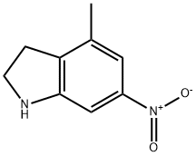 4-Methyl-6-nitroindoline Struktur