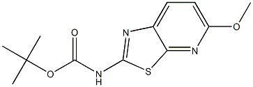 (5-Methoxy-thiazolo[5,4-b]pyridin-2-yl)-carbaMic acid tert-butyl ester Struktur