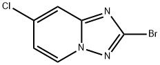 2-BroMo-7-chloro-[1,2,4]triazolo[1,5-a]pyridine Struktur