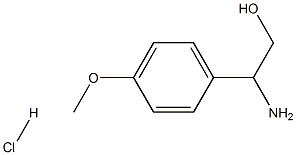 2-aMino-2-(4-Methoxyphenyl)ethanol hydrochloride Struktur