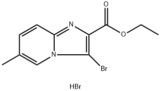 3-BroMo-6-Methyl-iMidazo[1,2-a]pyridine-2-carboxylic acid ethyl ester hydrobroMide Struktur