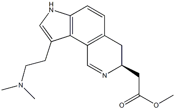 (S)-(9-(2-(DiMethylaMino)ethyl)-4,7-dihydro-3H-pyrrolo[2,3-h]isoquinolin-3-yl)Methyl Acetate Struktur