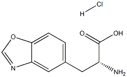 (R)-2-aMino-3-(benzo[d]oxazol-5-yl)propanoic acid hydrochloride Struktur