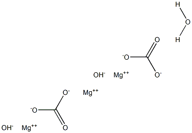 MagnesiuM carbonate hydroxide hydrate Struktur