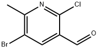 5-BroMo-2-chloro-6-Methyl-pyridine-3-carbaldehyde Struktur