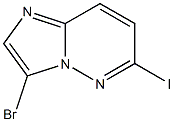 3-BroMo-6-iodo-iMidazo[1,2-b]pyridazine Struktur