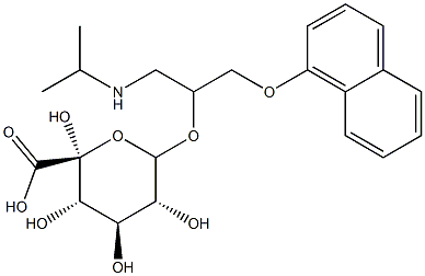 5-Hydroxy Propranolol Glucuronide Struktur