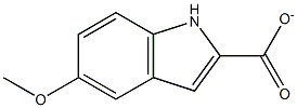 5-Methoxy-2-indole carboxylate Struktur