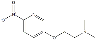 DiMethyl-[2-(6-nitro-pyridin-3-yloxy)-ethyl]-aMine Struktur