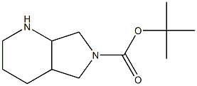 tert-butyl octahydropyrrolo[3,4-b]pyridine-6-carboxylate Struktur