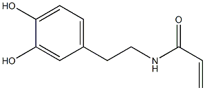 N-(3,4-dihydroxyphenethyl)acrylaMide Struktur