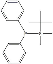 (t-BUTYLDIMETHYLSILYL)DIPHENYLPHOSPHINE, 95% Struktur