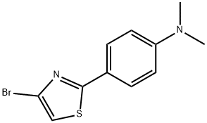 4-(4-broMothiazol-2-yl)-N,N-diMethylaniline Struktur