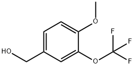 4-Methoxy-3-(trifluoroMethoxy)benzyl alcohol, 97% Struktur