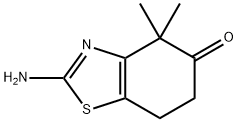 2-aMino-4,4-diMethyl-4,5,6,7-tetrahydro-1,3-benzothiazol-5-one Struktur