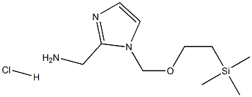 (1-((2-(triMethylsilyl)ethoxy)Methyl)-1H-iMidazol-2-yl)MethanaMine hydrochloride Struktur