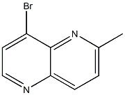 8-broMo-2-Methyl-1,5-naphthyridin Struktur