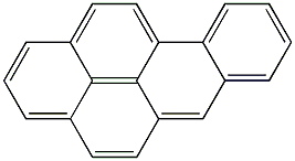 Benzo[a]pyrene (13C4, 99%) 100 ug/Ml in Nonane Struktur