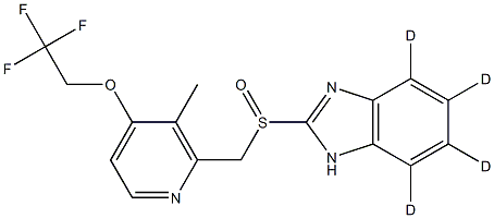 LANSOPRAZOLE-D4 Struktur