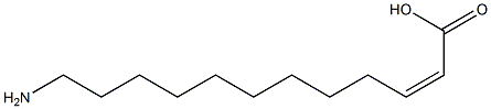 cis-12-Amino-2-dodecenoic acid Struktur