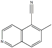 6-Methylisoquinoline-5-carbonitrile Struktur