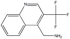 [3-(TrifluoroMethyl)quinolin-4-yl]MethanaMine Struktur