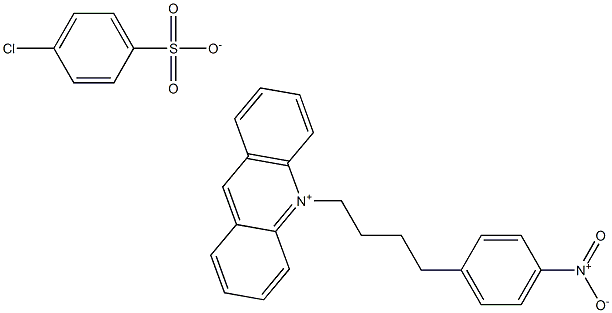 N-(4-Nitrophenylbutyl)acridiuM 4-chlorobenzenesulfonate Struktur