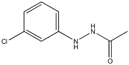 Acetic acid N'-(3-chloro-phenyl)-hydrazide Struktur