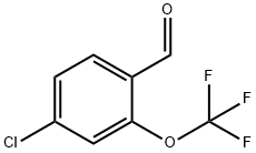 4-Chloro-2-(trifluoroMethoxy)benzaldehyde, 97% Struktur