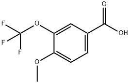 4-Methoxy-3-(trifluoroMethoxy)benzoic acid, 97% Struktur