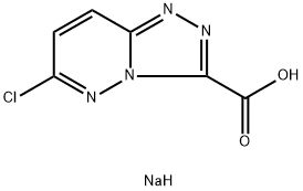 sodiuM 6-chloro-[1,2,4]triazolo[4,3-b]pyridazine-3-carboxylate Struktur