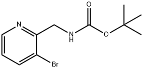 tert-butyl (3-broMopyridin-2-yl)MethylcarbaMate Struktur