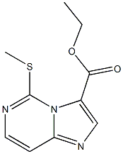 ethyl 5-(Methylthio)iMidazo[1,2-c]pyriMidine-3-carboxylate Struktur