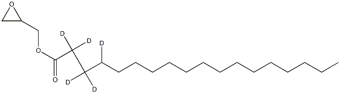 Stearic acid glycidylester-D5 Struktur