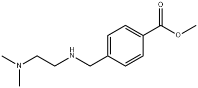 methyl 4-({[2-(dimethylamino)ethyl]amino}methyl)benzoate Struktur