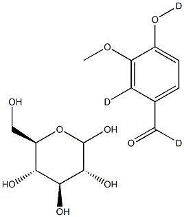 Vanilloside-d3 Struktur