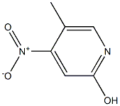 5-Methyl-4-nitropyridin-2-ol Struktur