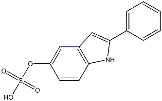 2-Phenylindole-5-sulfoaicacid Struktur