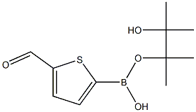 5-forMylthiophen-2-ylboronic pinacol ester Struktur