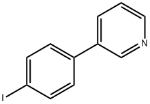 3-(4-Iodophenyl)pyridine Struktur