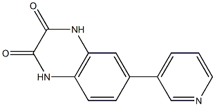 6-(Pyridin-3-yl)quinoxaline-2,3(1H,4H)-dione Struktur