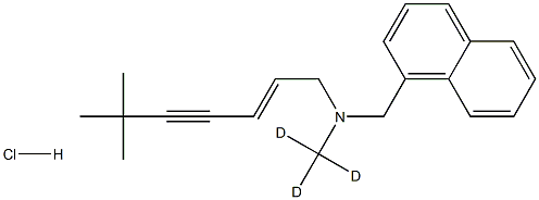 Terbinafine-d3 Hydrochloride Struktur