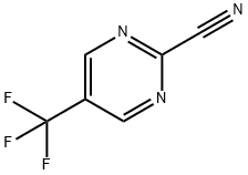 5-(trifluoroMethyl)pyriMidine-2-carbonitrile Struktur