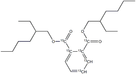 Bis(2-ethylhexyl) Phthalate-13C6 Struktur