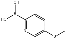 5-(METHYLTHIO)-2-(4,4,5,5-TETRAMETHYL-1,3 ,2-DIOXABOROLAN-2-YL)PYRIDINE Struktur