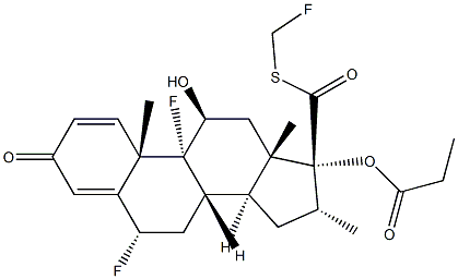 Fluticasone EP IMpurity F Struktur