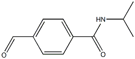 p-ForMyl-N-isopropyl benzaMide Struktur