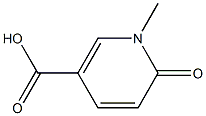 N-Methyl-2-Pyridone 5-Carboxylic Acid Struktur