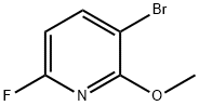 3-broMo-6-fluoro-2-Methoxypyridine Struktur