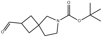 tert-butyl 2-forMyl-6-azaspiro[3.4]octane-6-carboxylate Struktur